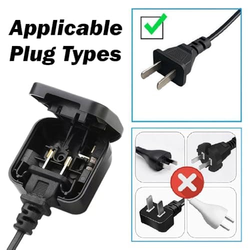 US to UK Plug Adapter 13A with Safety Fuse & Screwdriver — view 3