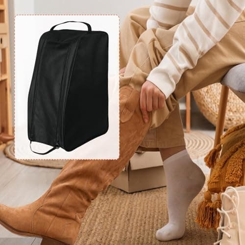 Travel Boot Storage for Skiing and Climbing,Black — view 6