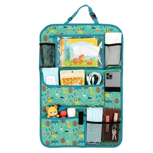 Back Seat Organizer Oxford Cloth Adjustable Strap Large Storage