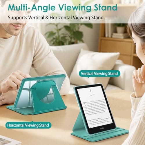 FINTIE Rotating Case for 7"Kindle Paperwhite 12th Gen 2024/Kindle Colorsoft — view 3