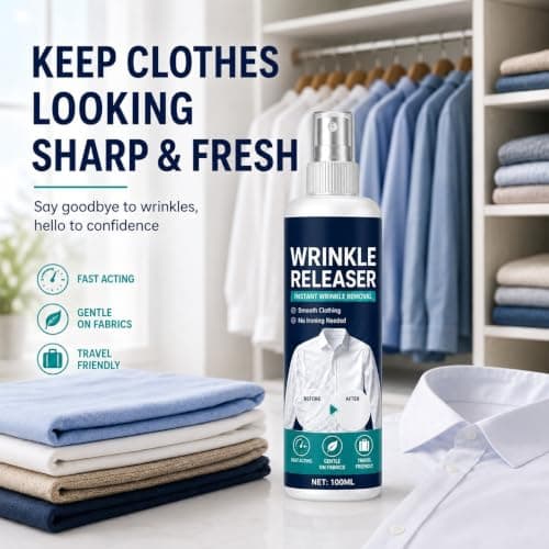 Crease Release Spray for Clothes,Travel Size ，100ml — view 3