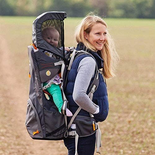 LittleLife Cross Country S4 Child Carrier | Baby Carrier, Grey, One Size — view 5
