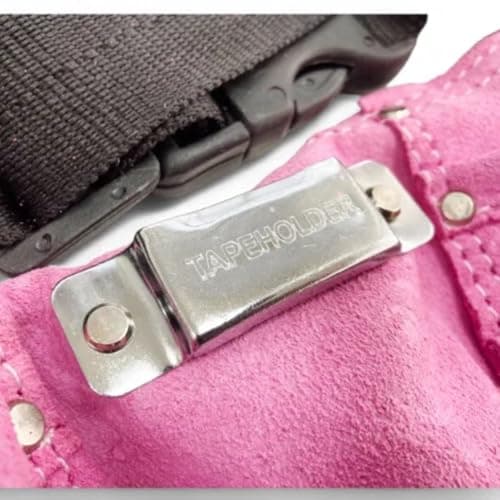 Dunnet Tools Pink 11 Pouch Tool Belt – Adjustable Work Belt with Multi Pocket Tool Organiser, Lightweight Utility Tool Storage with Hammer Loops & Tape Holder for DIY & Gardening — view 5