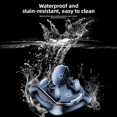 BlissfulAbode Car Phone Holder 360° Rotating Dashboard Mount with Strong Suction for Windscreen & Air Vent - Foldable Long Arm Stand for iPhone for samsung 4-7 Inch — view 2