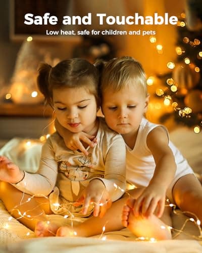 btfarm 3 Pack Fairy Lights Battery Operated, 2M 20 LED Small String Lights — view 5