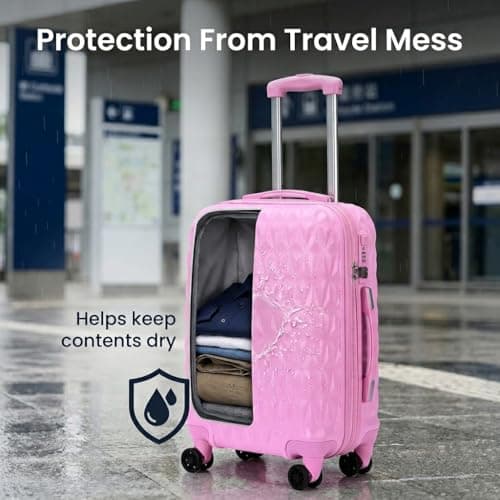 CMY Suitcase 20 Inch Cabin Hard Shell Lightweight ABS Carry-On Luggage — view 6