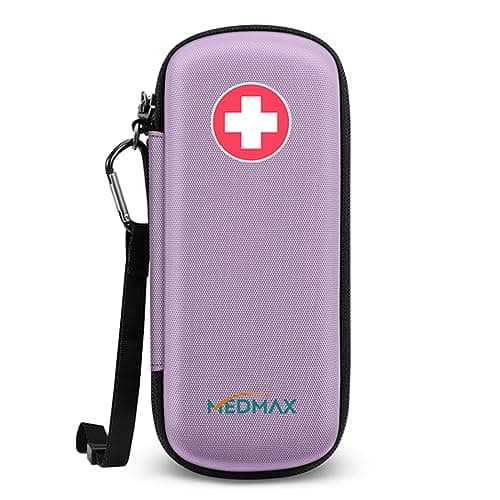 MEDMAX EpiPen Medical Carrying Case, Hard Shell EVA Travel Organiser Bag