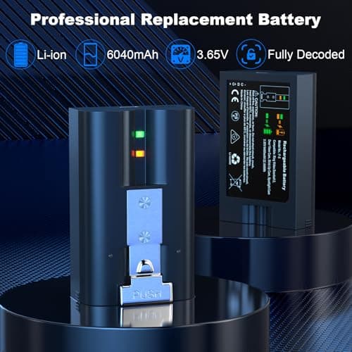 Jsoprtvr - 2 Pack Replacement for Ring Battery, quick release battery pack — view 3