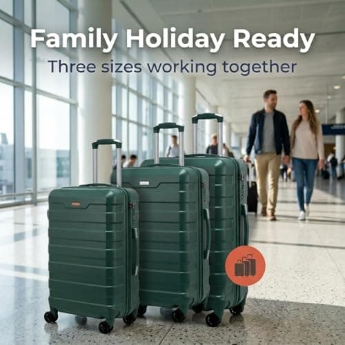 RWM 3Pc Suitcase Set Hard Shell ABS+PC Lightweight — view 4