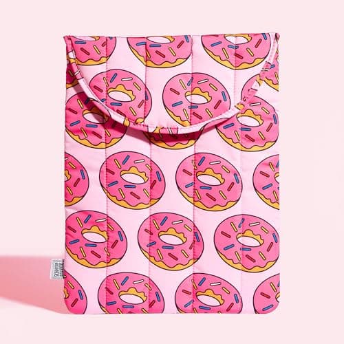 Skinnydip Laptop Sleeve Case - Donut Lover 13" Inch Protective Soft Padded Zipper Cover, Cushioned Inside for Protection, Premium Material, Stylish Laptop Bag for Work and Travel — view 6