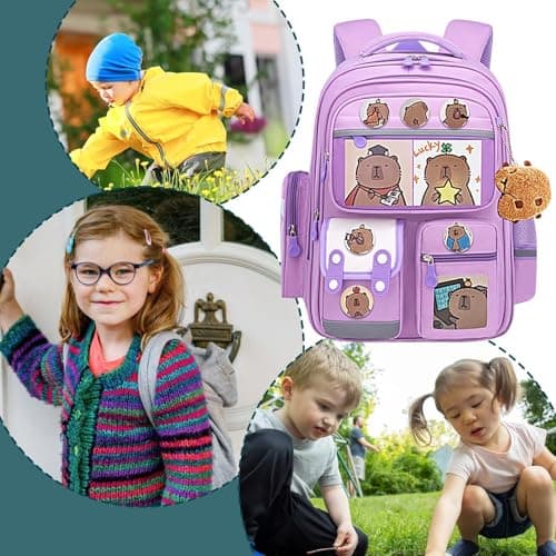 Hamster Bag School Supplies, Cards, Large Capacity, Multi-Compartment — view 5