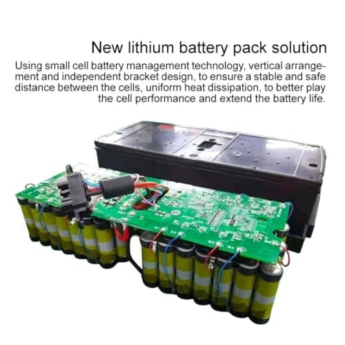 Udawfmk 2 rechargeable batteries, smart battery pack, expandable capacity, compatible with Segway, X2, I2, X2se, and I2se self-balancing scooters — view 4