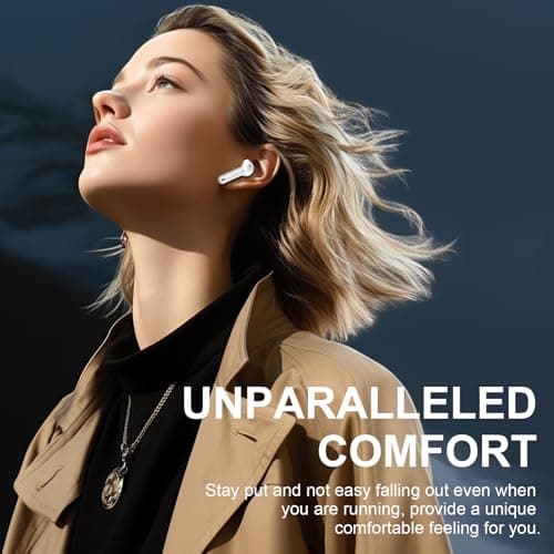 2026 Wireless Earbuds, Bluetooth 5.4 Headphones, 50H Playtime In Ear Earphones HiFi Stereo, Ear buds with 4 ENC Noise Cancelling Mics Deep Bass, IP7 Waterproof Earbuds with LED Display Fast Charging — view 5