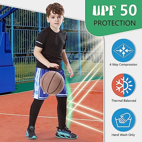 Newbyinn Kid Leg Sleeve 2 Pairs, Long Compression Leg Sleeve — view 4