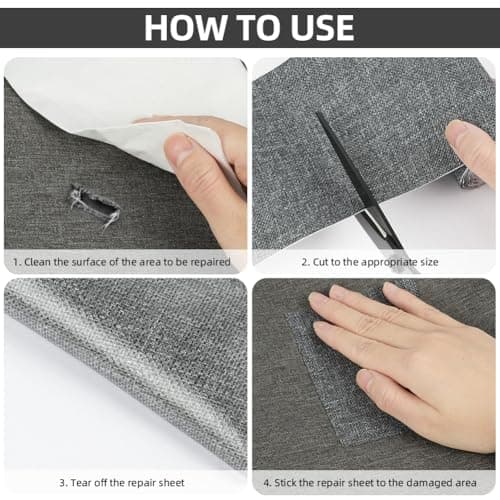 Flintronic Linen Repair Patches, 10x200cm Self Adhesive Repair Tape, Self Adhesive Waterproof Tent Re-Pair Patch, Linen Re-Pair Tape for Down Jacket, Tent, Sofa, Clothes, Bags — view 4