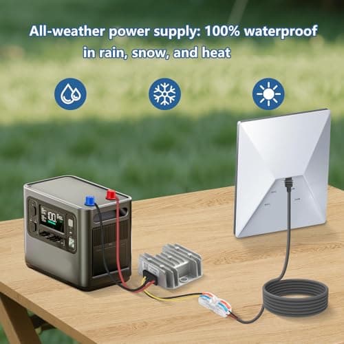 12V to 48V 3A Step-Up Power Converter,with 2M DC Extension Cable — view 4