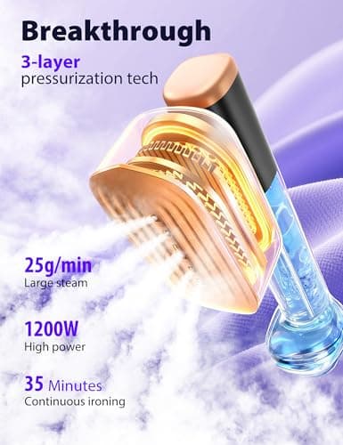 Sundu Steamer, 15s Heat-up, 180ml, Gloves, 35min for Travel & Home,Jet Black — view 2