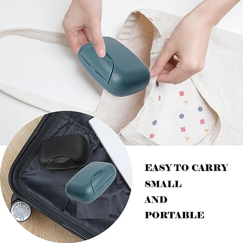 2Pcs Travel Soap Case Soap Bar Travel Dish with Lid Waterproof Leakproof Box Container Holder Closable Holder Portable Dish for Shower — view 5