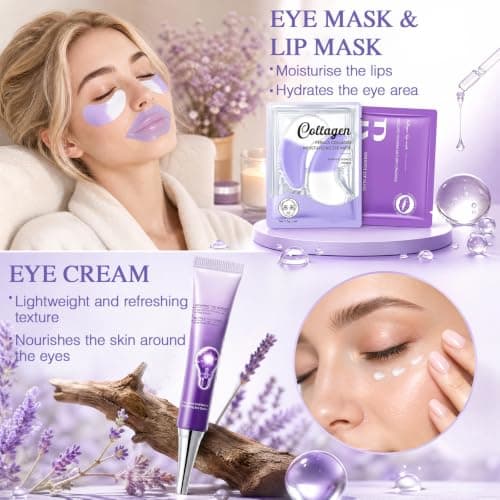 Lavender Skincare Set,10 PCS Skin Care Set For Women,Travel Skincare Set — view 4