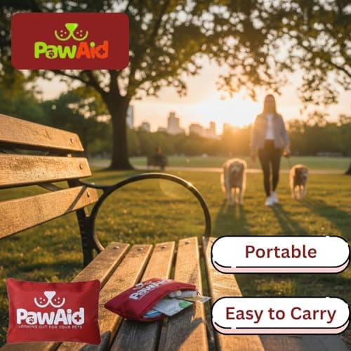 PawAid 34-Piece Pet First Aid Kit Dog- Mini Dog First Aid Kit UK, Travel Size Dog First Aid Kit with Dog Wipes, Bandages, Eye Wash & Travel Pouch Bag, Ideal Travel Organiser & Campervan Essentials — view 5