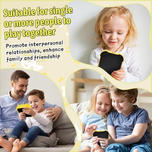3-in-1 Electronic Tic Tac Toe Toy, Electronic Tic Tac Toe Bolt Game(Yellow) — view 3