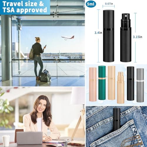 5ml 1-Pack Travel Refillable Perfume Atomiser Bottle, Perfume Refill Bottle — view 5