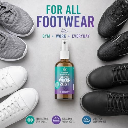 Benatural Essentials Antibacterial Colloidal Silver Shoe Fresh Deodoriser with Lavender, Peppermint & Tea Tree Essential Oil — view 5