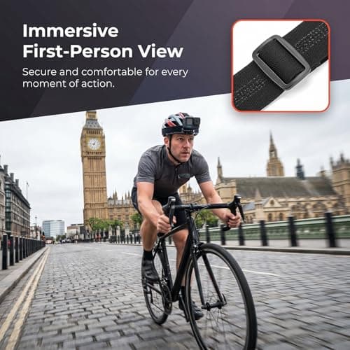 Minifactory 47 in 1 Action Camera Accessories Kit Compatible with GoPro Hero 13 12 11 10 9 8 7 6 5, AKASO DJI Action Insta360, Chest Head Strap Mounts & Carry Case — view 3