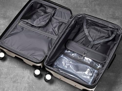 Rock Alpine Small 39/45L Expandable Suitcase - White — view 4