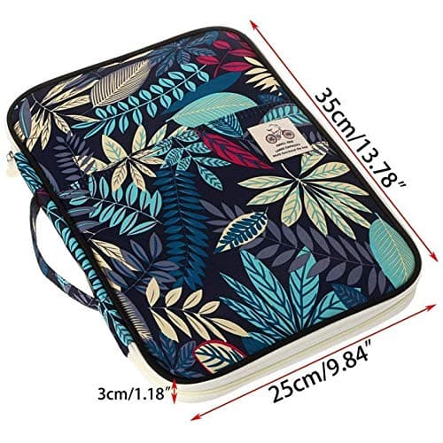 JAKAGO A4 Document Case, Multi-Pocket Portfolio Folder, Travel Portfolios — view 2