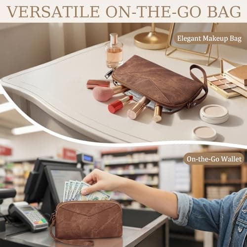 LEASOUL Rucksack Bag for Women, Vegan Leather Backpack Womens, Ladies Fashion Backpacks for Work University Travel Business — view 5