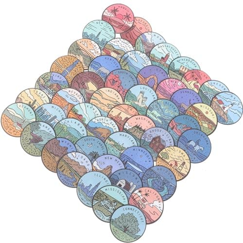 100pcs Waterproof PVC Adhesive Stickers for Scrapbooking and Decals