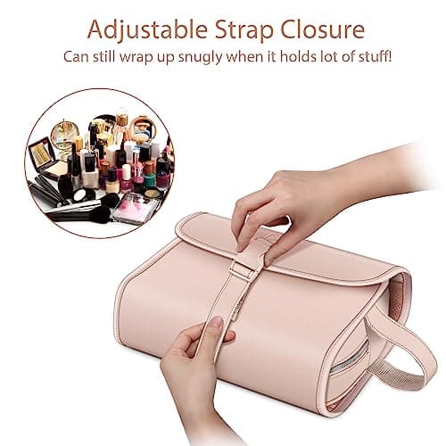 FINPAC Portable Toiletry Travel Wash Bag, Large Hanging Makeup Organiser — view 3