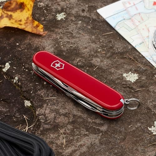 Victorinox Hiker Swiss Army Knife Multitool - 13 Functions - Wood Saw - Red — view 5
