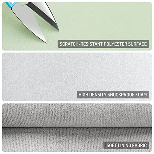 MicaYoung 14 Inch Laptop Sleeve Protective Case Bag Chromebook Notebook Cover Compatible with 14 inch MacBook Pro M5 M4 M3 M2 M1 Max 2025 2024 2023 2022 2021 A3426 A3434 A2918 A2992 A2779 A2442, Green — view 4