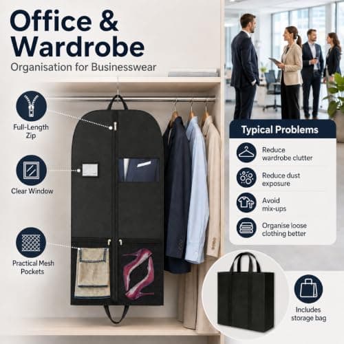 Suit Bags, Suit Covers, Professional Attire Storage for Business Travel — view 5