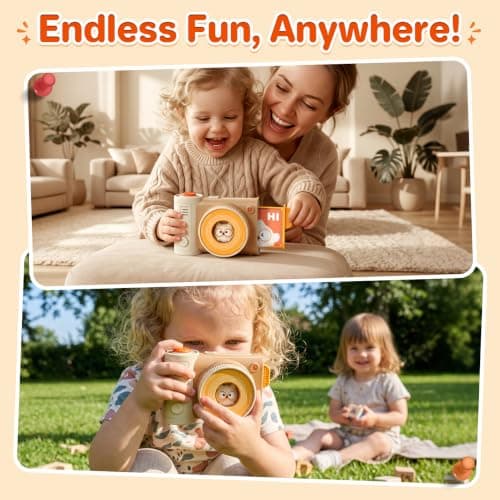 Baby Pretend Camera Sensory Toys, Montessori Toys for 1 Year Old Girl Gifts — view 6