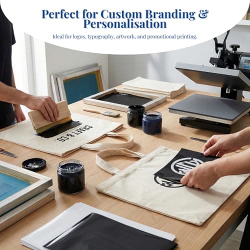 IMFAA Pack of 10 Premium-Quality Long Lasting Cotton Canvas Tote Reusable Shopping Bags Ideal for Printing and Embroidery (Natural, 40x36x60) — view 5