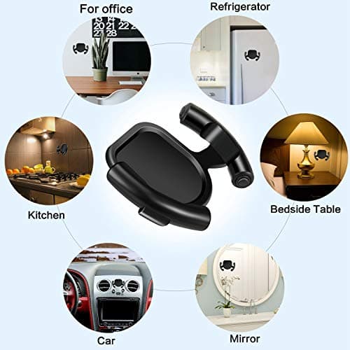 ZANEDY Car Mount for Cellphone Phone Holder Stand with Collapsible Grip/Mount with Sticky Adhesive Used on Dashboard Home Desk Wall — view 5