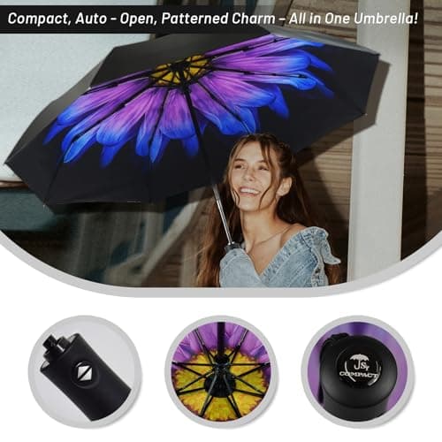 SY COMPACT Travel Umbrella Windproof Automatic Factory Direct High Cost-effective Sun Umbrella UV Protection — view 5