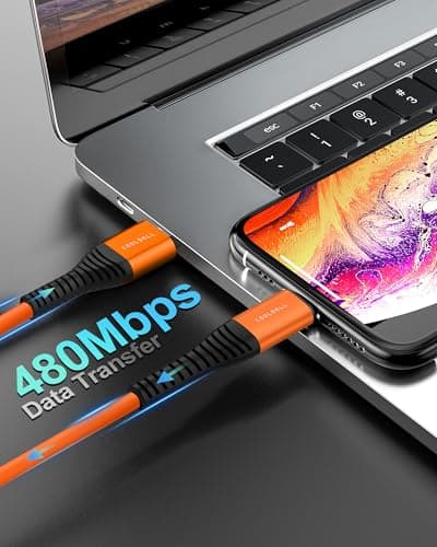 COOLSELL USB A to USB C Cable Short 30cm, Silicone Type-C Charger Cable — view 4