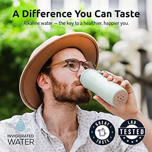 Invigorated Water pH On-The-Go Portable Alkaline Water Filter - Alkaline Water Pouch for Water Bottle Filter - High pH Water Filter Bag for Pure Drinking Water - 98 litres /26 Gallons (3-Pack) — view 4
