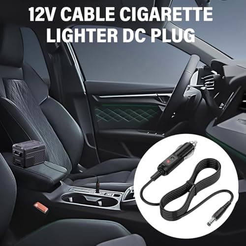 12V DC Car Plug Adapter, Cigarette Lighter Cable with 8Connectors 5.5x2.1mm — view 6