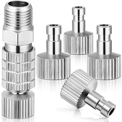 5 Pcs Airbrush Quick Release Coupling Disconnect Disconnect Adapter Kit
