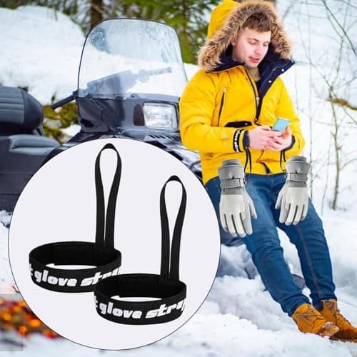 Ski Glove – 4PCS Sport Glove Safety Band | Durable Ski Wrist Straps For Secure Fit And Loss Prevention | Outdoor Sports Accessory For Skiing And Snowboarding — view 4