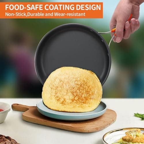 Lixada Camping Cookware Kit, Portable 2-3 People Camping Cooking Set Lightweight Non-Stick Camping Pot and Pan Set with Cups Spoon Fork Cutter for Outdoor Travel Camping Hiking Picnic BBQ — view 5
