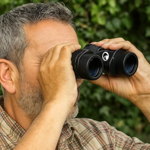 Praktica Falcon 7x35mm Porro Prism Field Black Binoculars - Compact, Fully Coated Lenses, Sturdy Construction, Aluminium Chassis, Sharp Clear Image, Bird Watching, Sailing, Hiking, Sightseeing — view 2