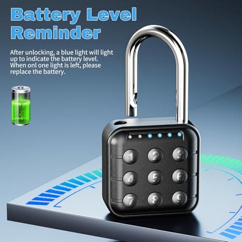 Combination Lock, Combination Lock for Locker, Locker Lock & Gym Locker Lock - High Security, Easy to Use for Gym, School, Travel, Outdoor - 2PCS（Black & Grey） — view 6