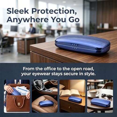 Philley Sunglasses Aluminum Ultra-Light Eyeglasses Case Glasses Case — view 6