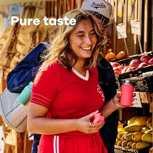 Hydro Flask Micro Bottle - Leak Proof Purse or Pocket Flask - Insulated Mini Water Bottle 6.7 Oz Linen Rose Gold — view 5
